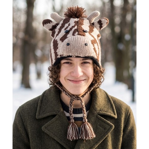 Animal Hat – Knitted Giraffe - HT-AHT2530
